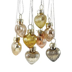 Cody Foster & Co Tiny Heart Ornaments - Assorted