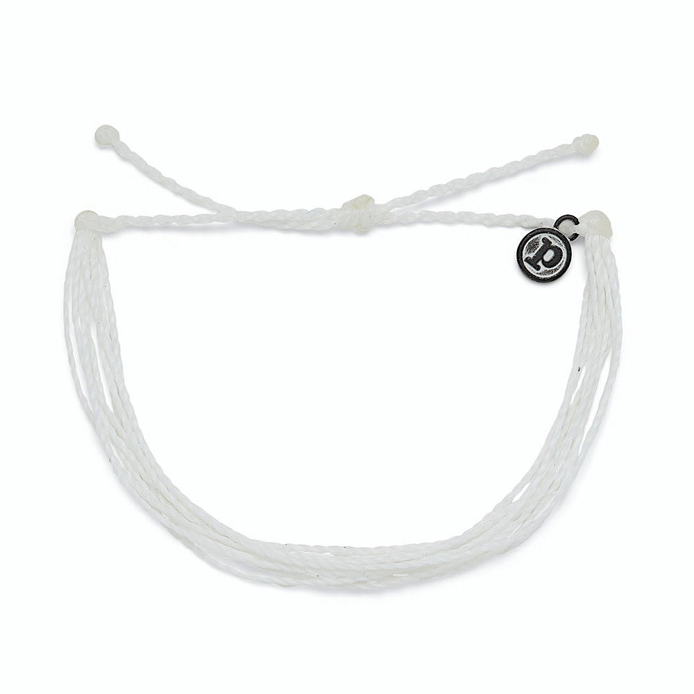 Pura Vida Pura Vida - Solid Original Bracelet - White