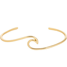 Pura Vida Pura Vida - Wave Cuff Gold