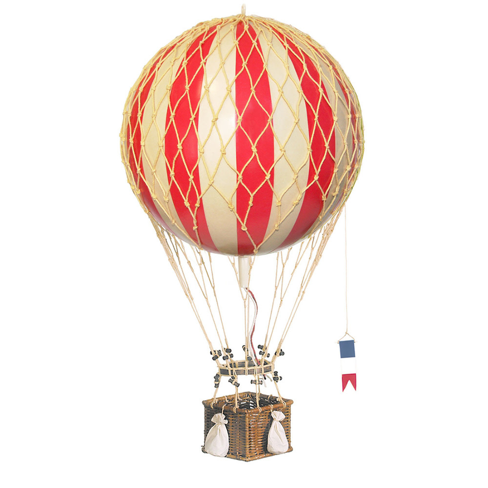 Hot Air Balloon - Decorative Balloon - True Red - 32cm