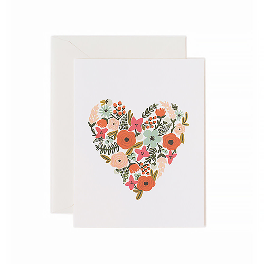 Rifle Paper Co. Rifle Paper Co. - Floral Heart Card