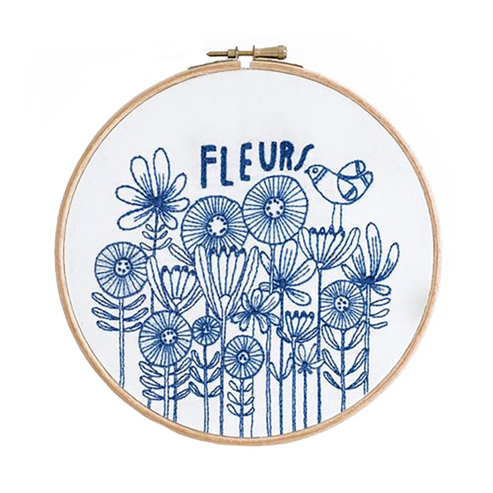 Lisa Congdon - Embroidery Kit - Fleurs