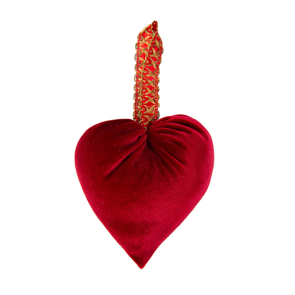 Your Heart's Content Handmade Velvet Hearts - Red