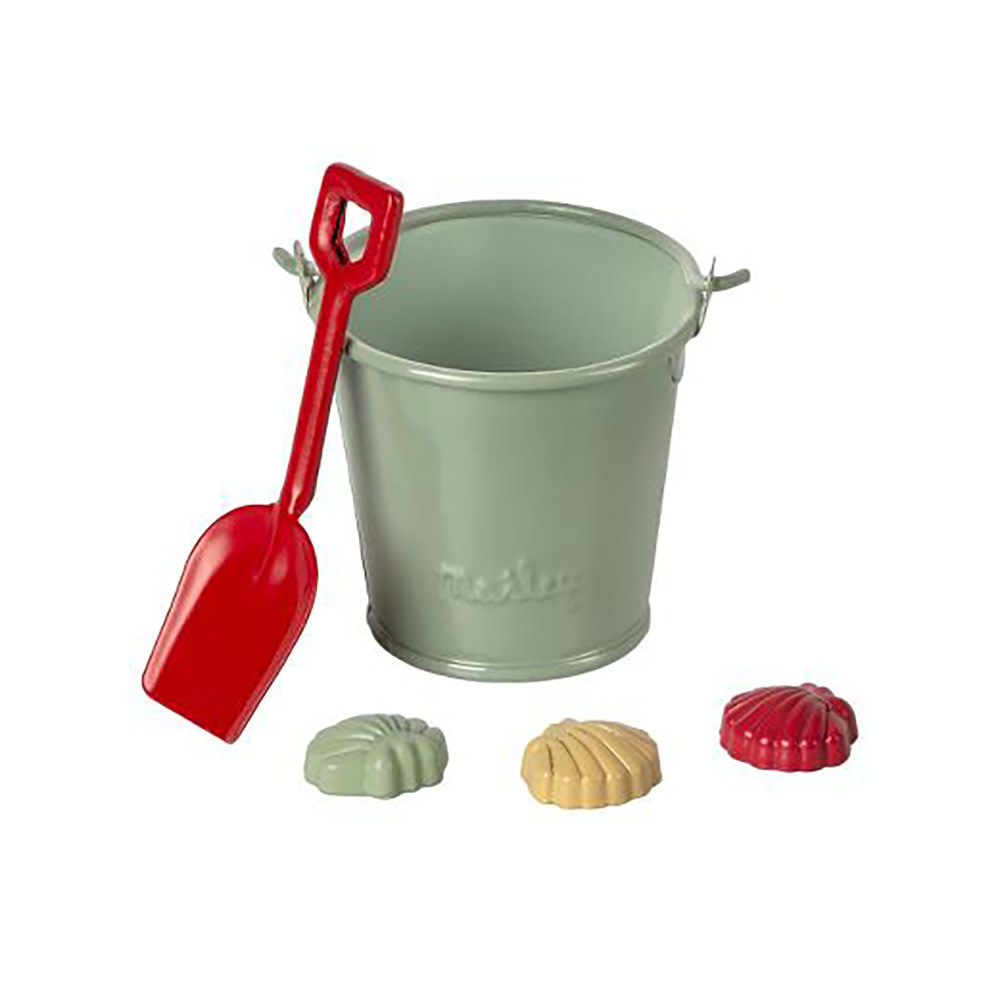 Maileg Maileg Beach Set - Shovel, Bucket & Shells