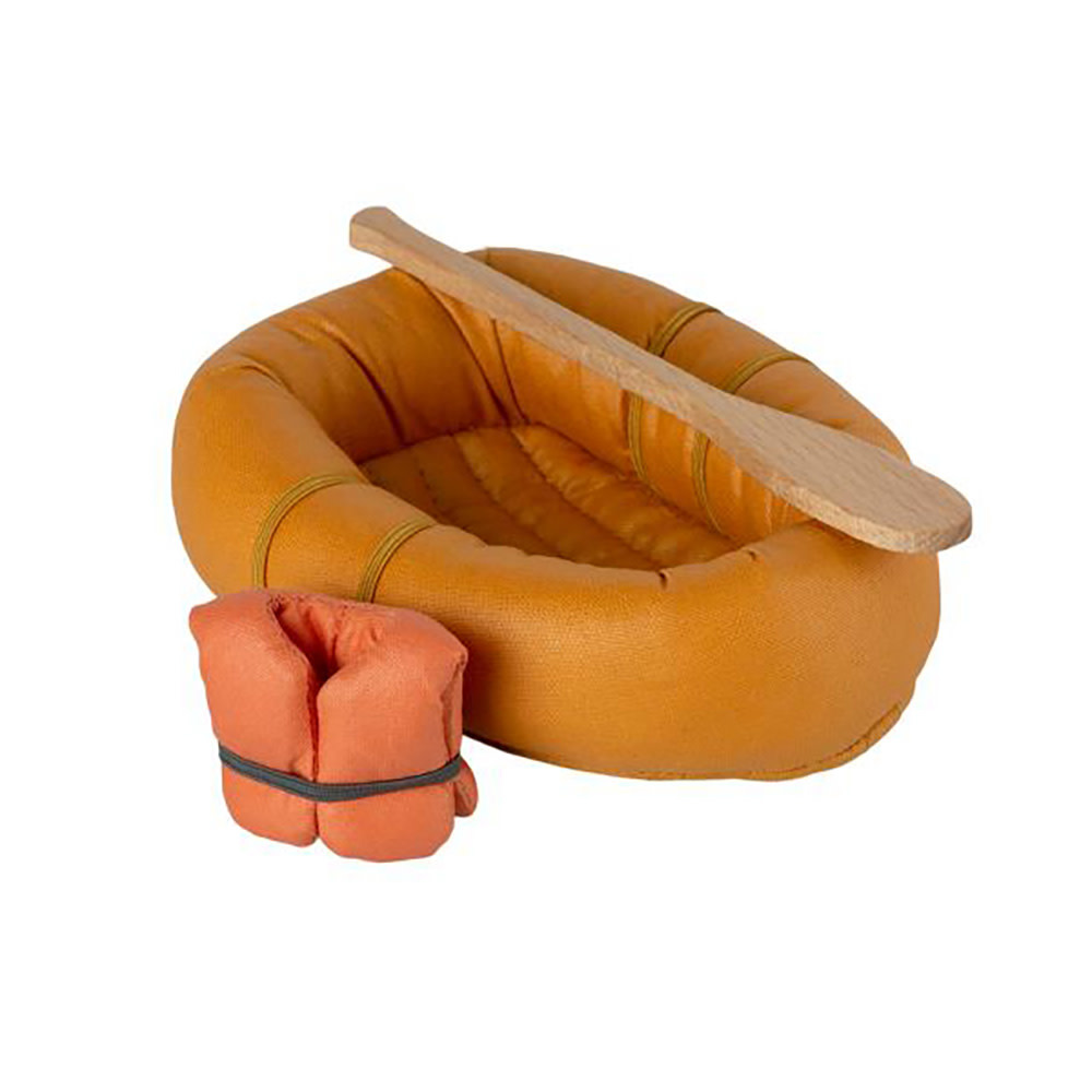Maileg Maileg Rubber Boat - Dusty Yellow