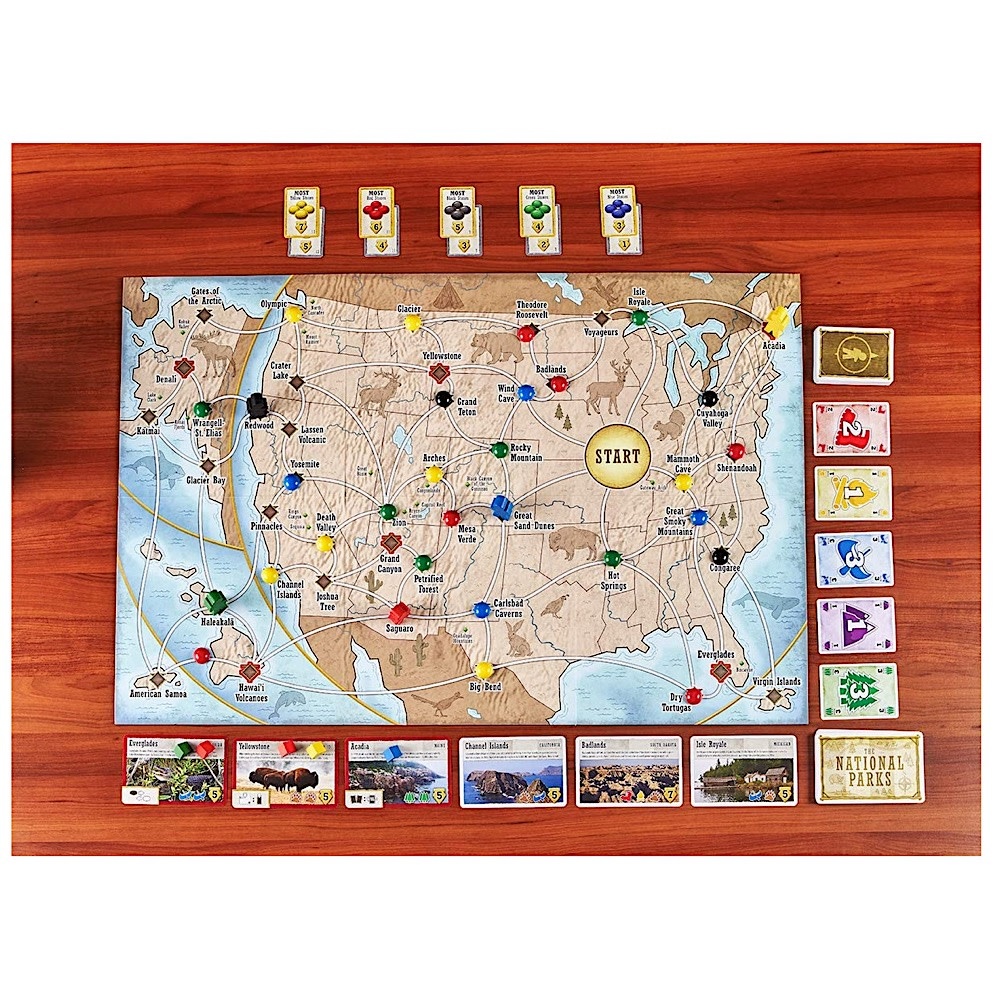 Trekking National Parks Board Game: Second Edition
