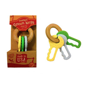 BeginAgain Begin Again Green Keys Clutching & Teething Toy