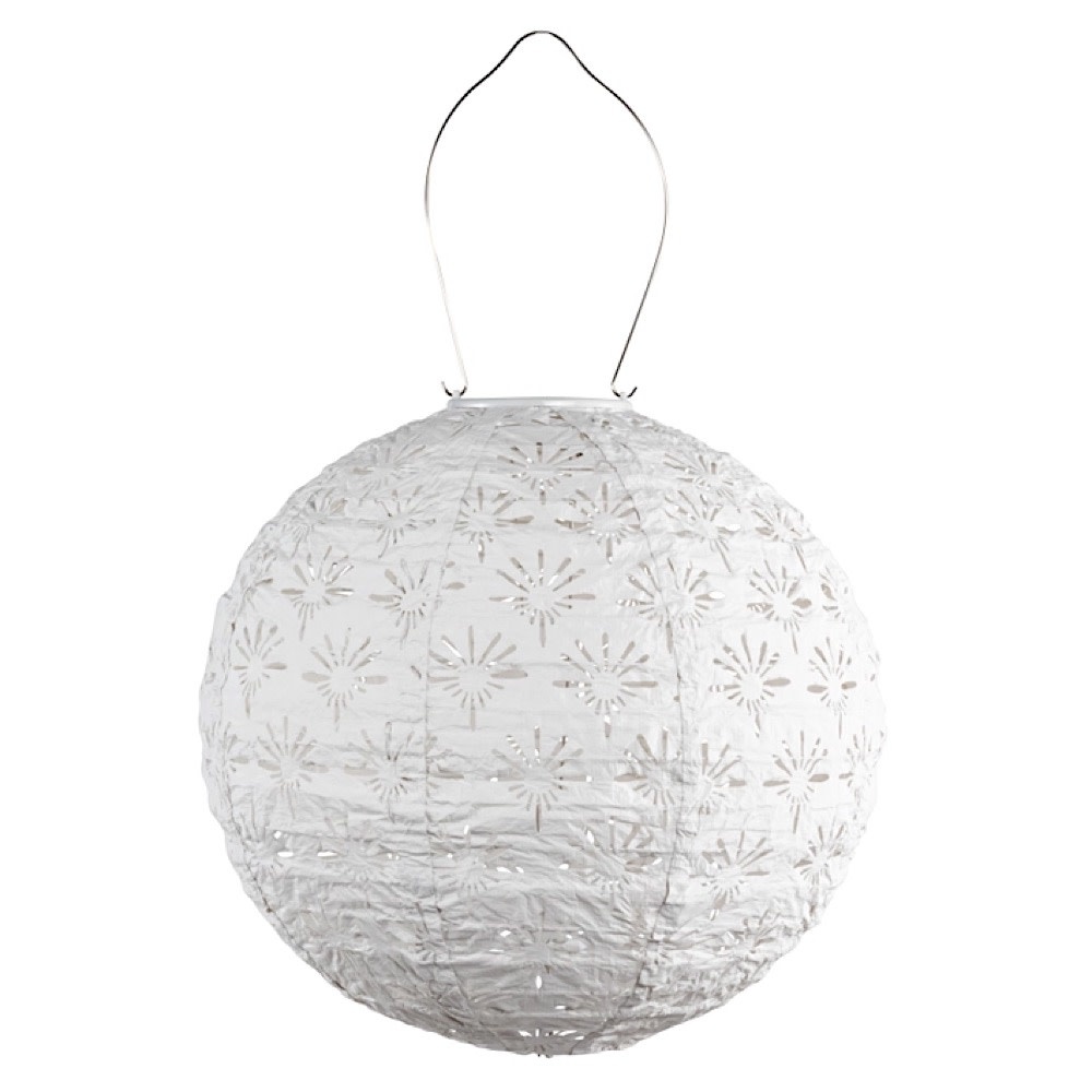 Allsop Home & Garden Stella Deco Globe - White 12"