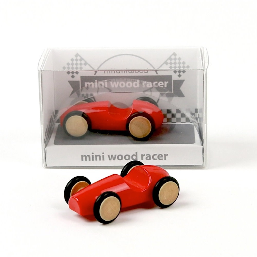 Beyond 123 Mini Wood Racer - Red