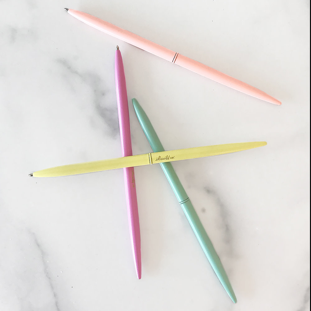 Idlewild Co. Slim Pen Set - Pastel Brights