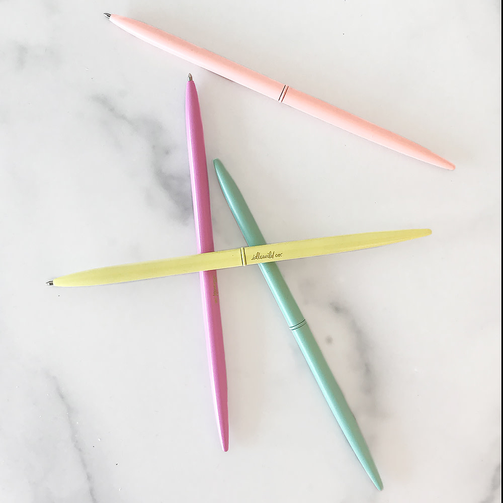 Idlewild Mechanical Slim Pen Set - Pastel Brights