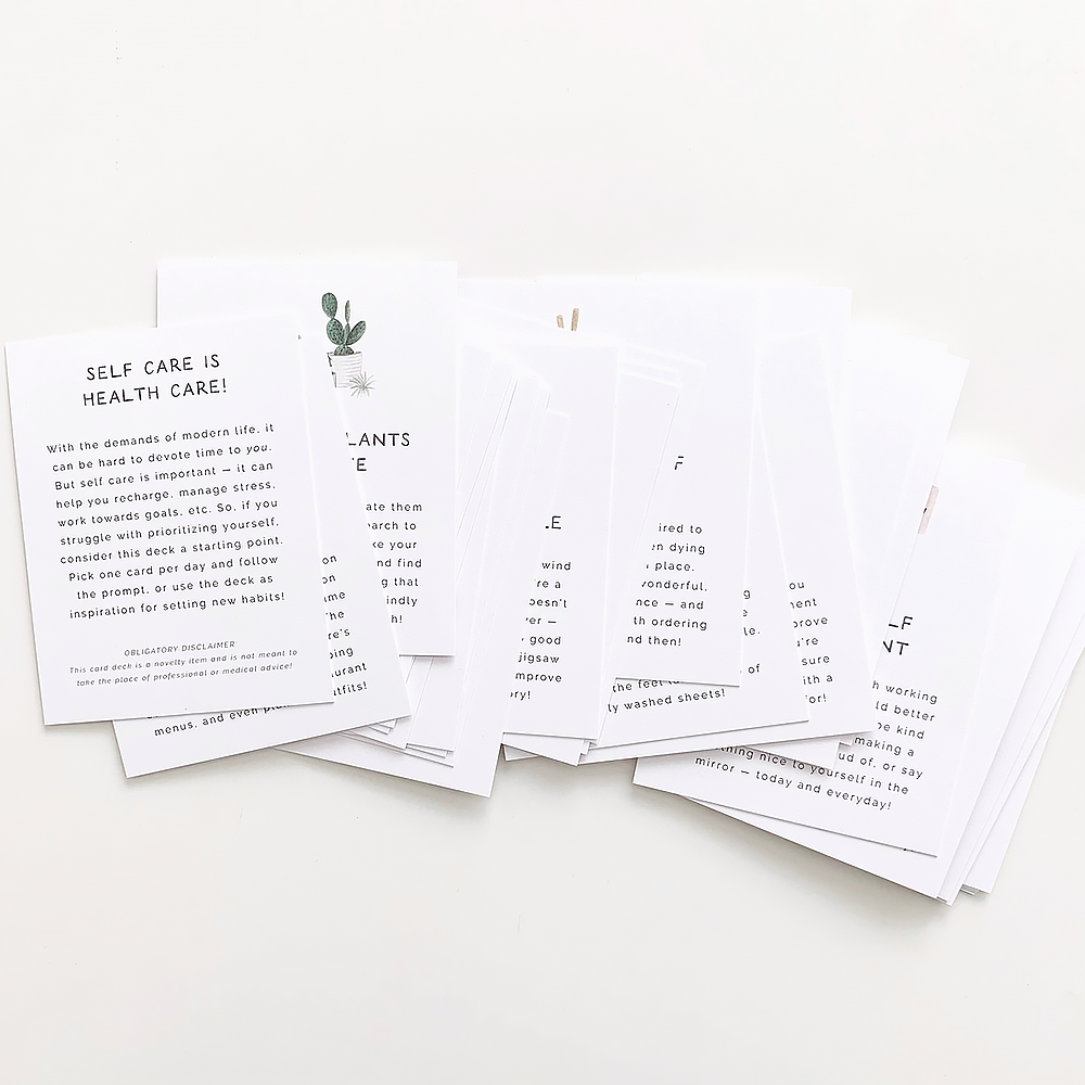 Amy Zhang - Self Care Card Deck