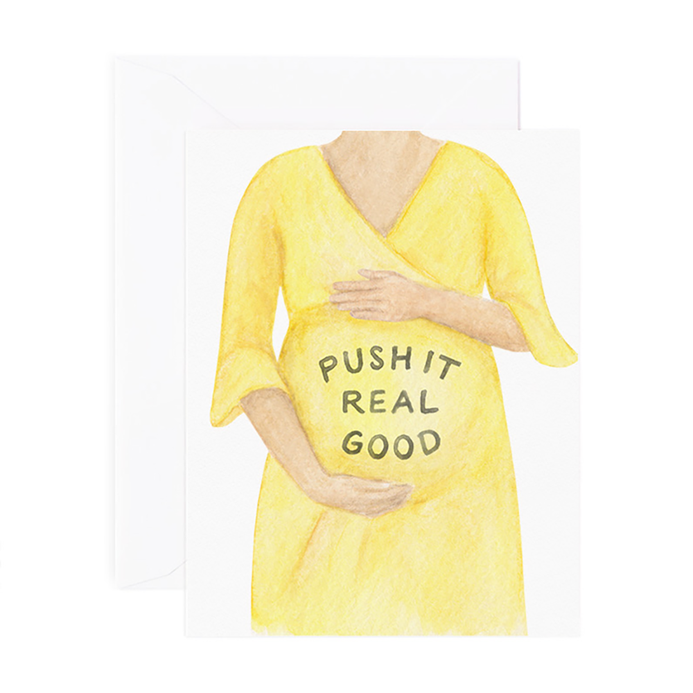 Amy Zhang - Push It Baby Card