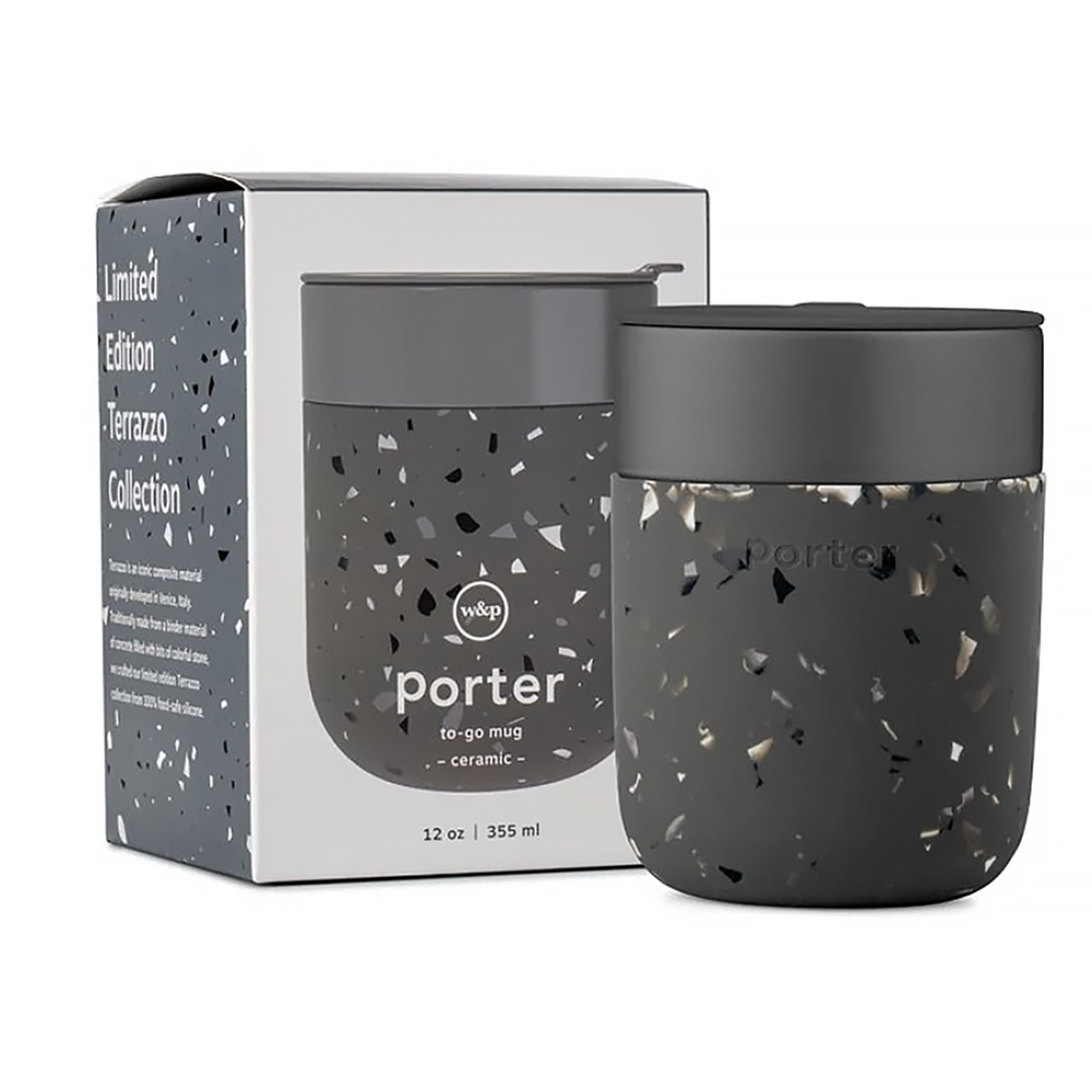 Porter Porter Mug 12oz - Terrazzo Charcoal