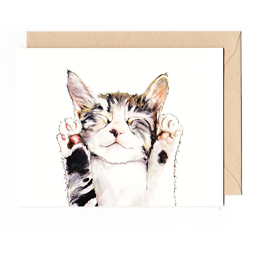 Irene Akio Card - Kitty Cat