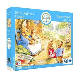 New York Puzzle Co. New York Puzzle Co - Peter Rabbit's Home - 60 Piece Jigsaw Puzzle