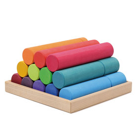Grimms Grimms Large Building Rollers - Rainbow