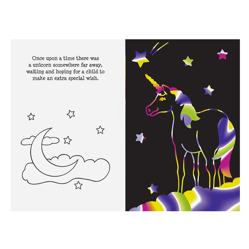 Scratch and Sketch Activity Book - Unicorn Adventure
