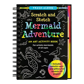 Peter Pauper Scratch and Sketch Activity Book - Mermaid Adventure