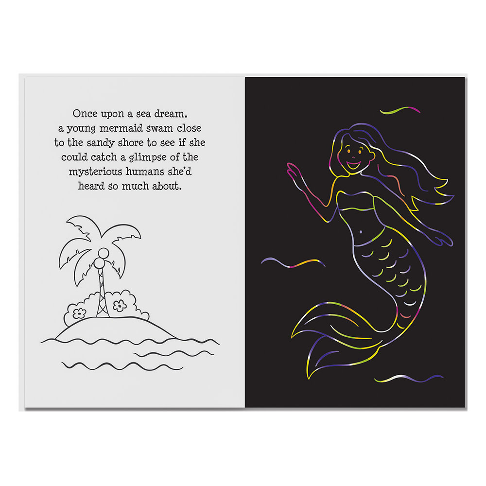 Scratch and Sketch Activity Book - Mermaid Adventure