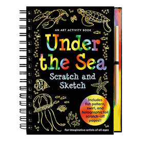 Peter Pauper Scratch and Sketch Activity Book - Under the Sea