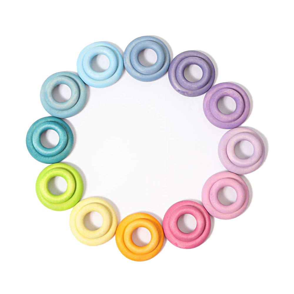 Grimms Building Rings Pastel