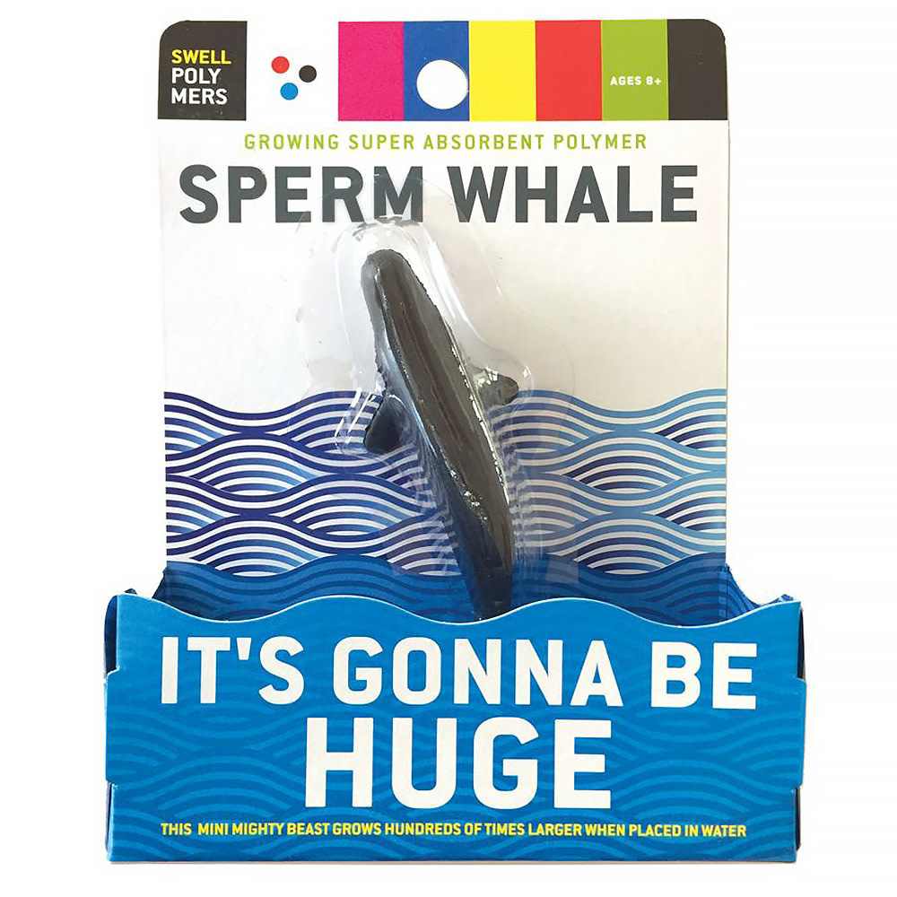 Copernicus Toys Super Absorbent Polymer Sperm Whale