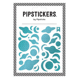 Pipsticks Pipsticks - Blue Holographic Planets Stickers