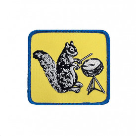 Quiet Tide Goods Quiet Tide Goods Patch - Drumming Squirrel