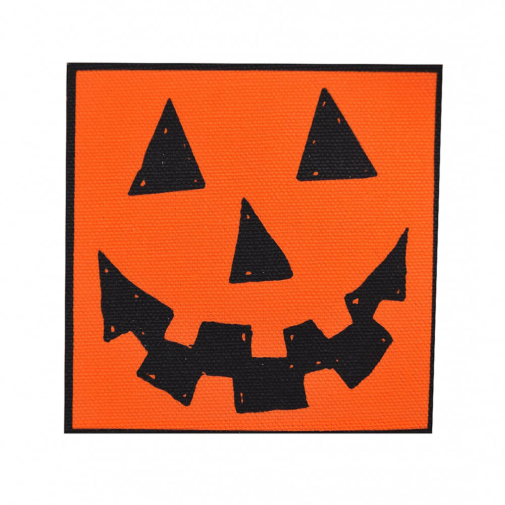 Quiet Tide Goods Quiet Tide Goods Canvas Patch - Jack-O-Lantern