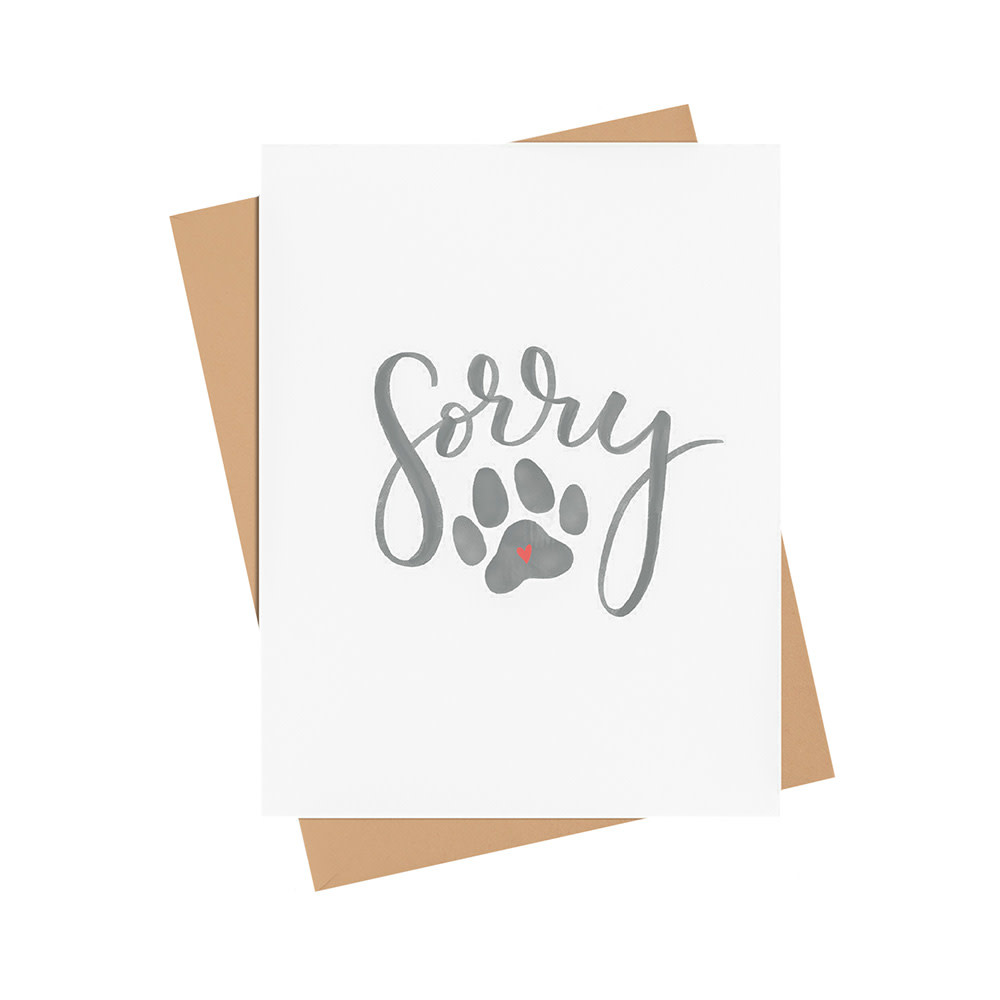 Happy Sappy Mail Card - Sorry Pet Loss
