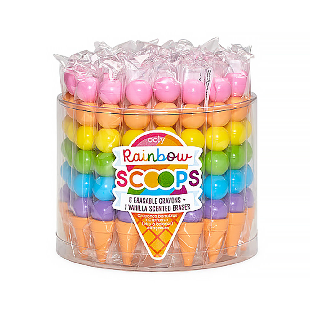 Ooly Rainbow Scoops Scented Erasable Crayons