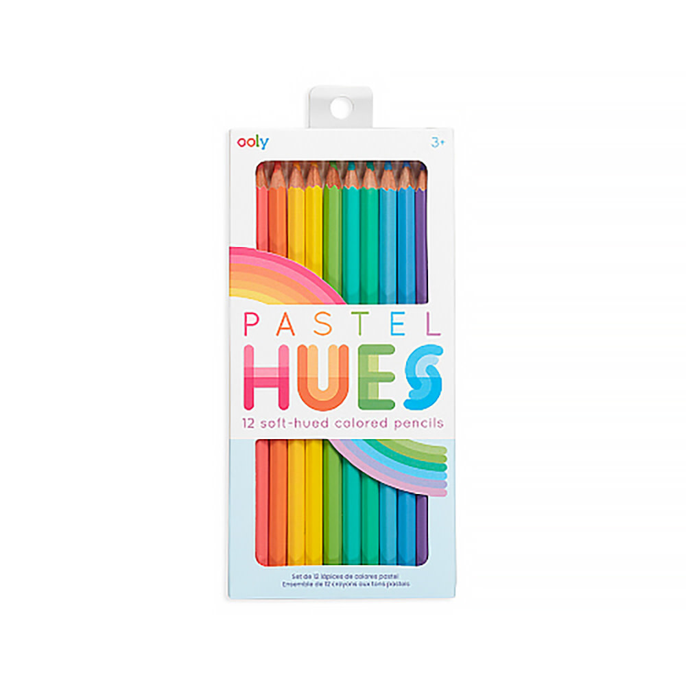 Ooly - Pastel Hues Colored Pencils Set - Set of 12