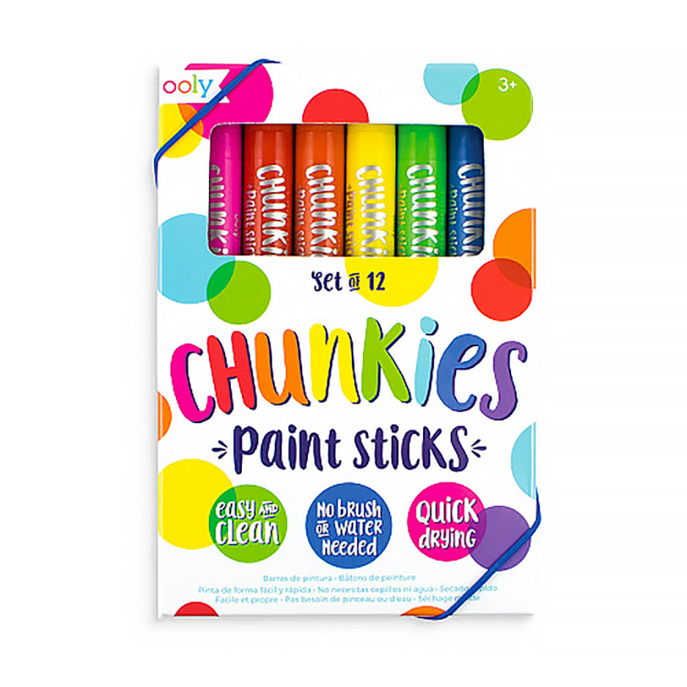 Ooly - Chunkies Paint Sticks Set - Original set of 12