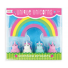 Ooly Ooly Unique Unicorns Scented Erasers Set