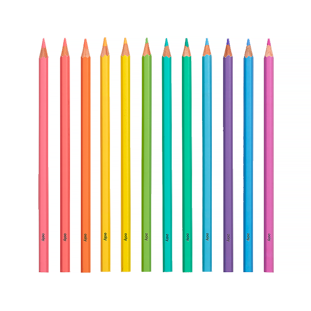 Ooly - Pastel Hues Colored Pencils Set - Set of 12