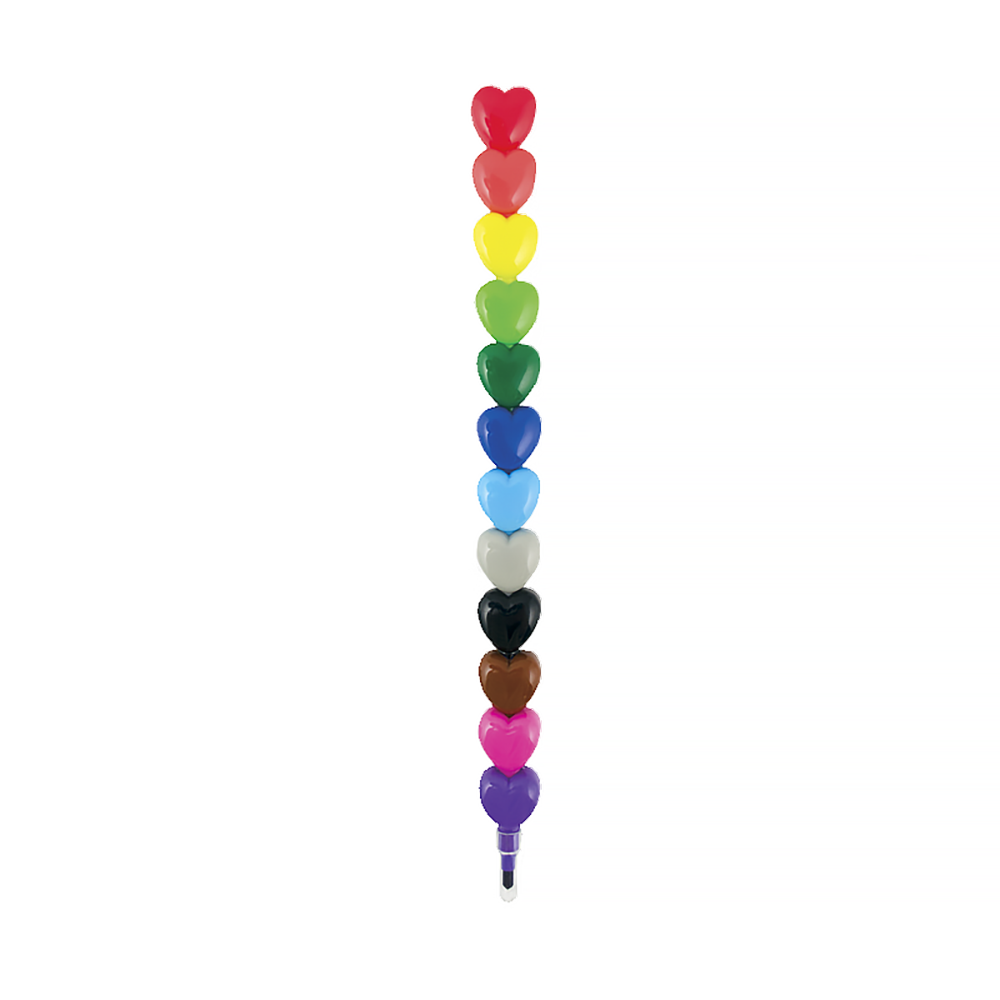 Ooly Heart to Heart Stacking Crayon