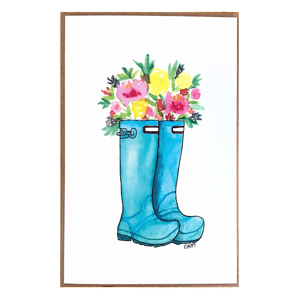 Cindy Shaughnessy Cindy Shaughnessy - Wellie Boots Card