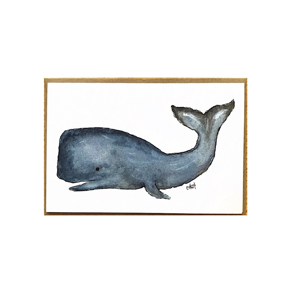 Cindy Shaughnessy Greeting Card - Whale