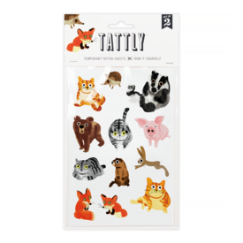 Tattly Tattly Tattoo Set of 2 - Furry Friends