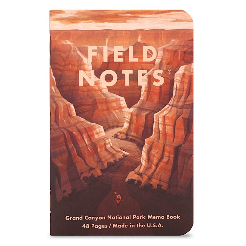 Field Notes Field Notes - National Parks - Grand Canyon, Joshua Tree, Mt. Rainier - 3 Pack