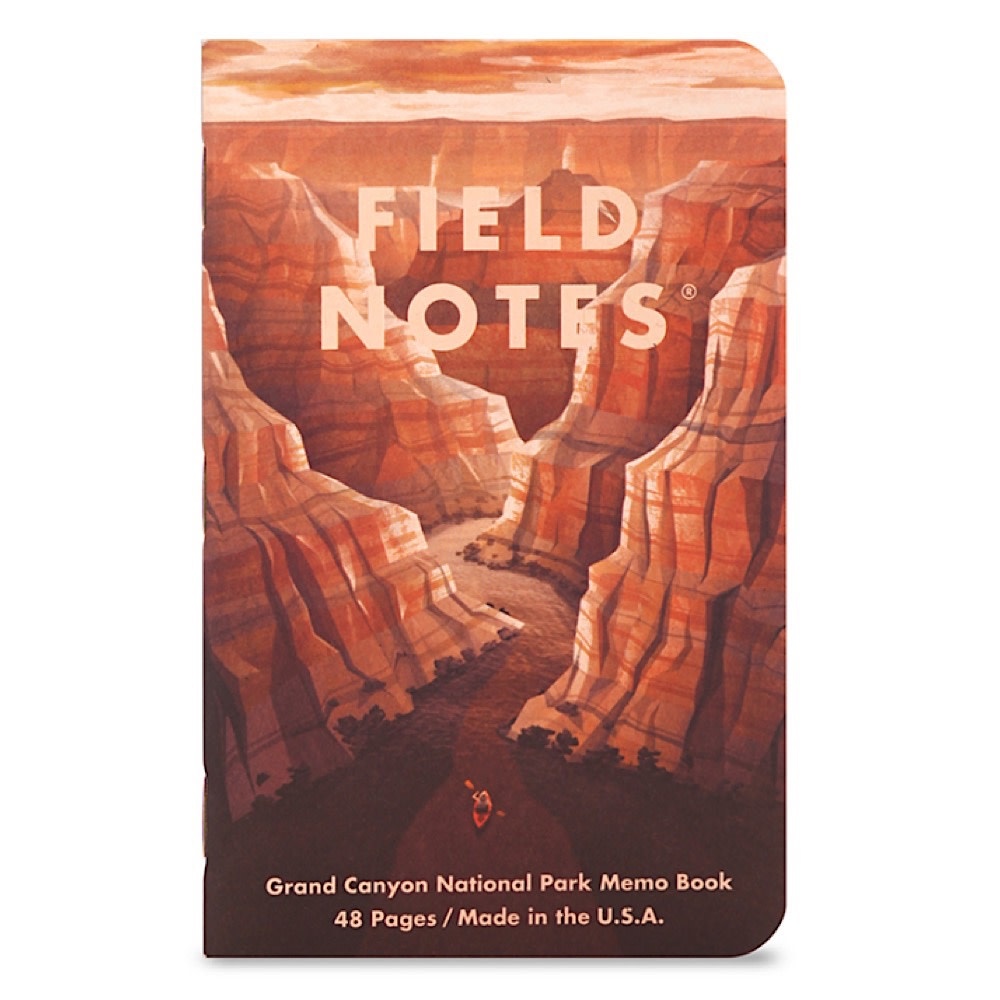 Field Notes - National Parks - Grand Canyon, Joshua Tree, Mt. Rainier - 3 Pack