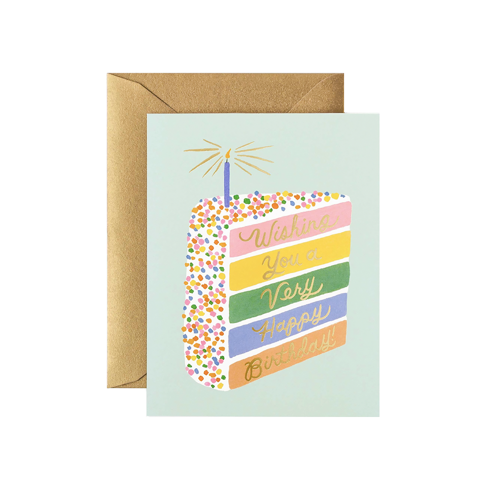 Rifle Paper Co. Rifle Paper Co. - Cake Slice Birthday Card