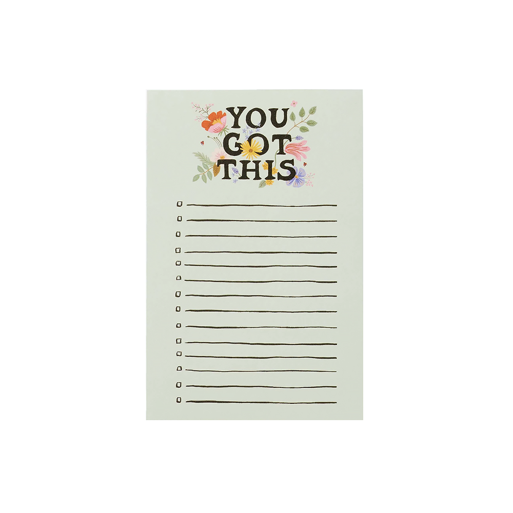 Rifle Paper Co. Rifle Paper Co. Notepad - You Got This