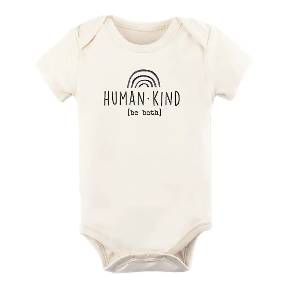 Tenth & Pine Short Sleeve Bodysuit - Human Kind Be Both