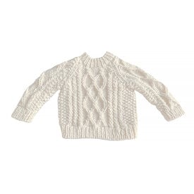 The Blueberry Hill The Blueberry Hill Fisherman Sweater Cream