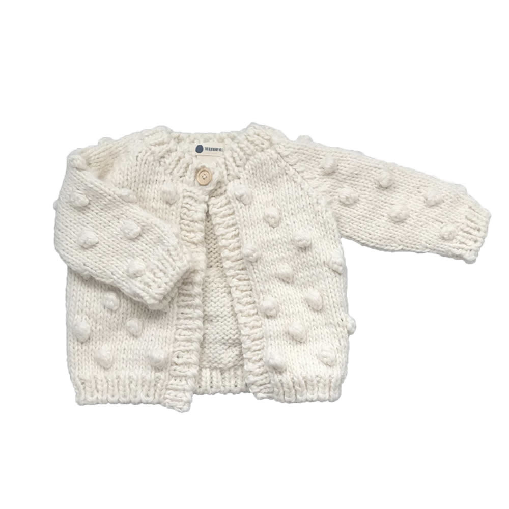 The Blueberry Hill The Blueberry Hill Baby Popcorn Cardigan Cream