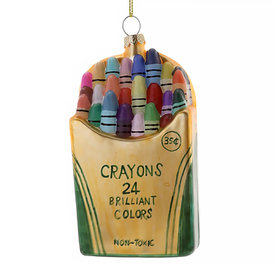 Cody Foster & Co Ornament - Crayon Box