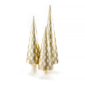 Cody Foster & Co Checkered Tree Set of 3 - Straw