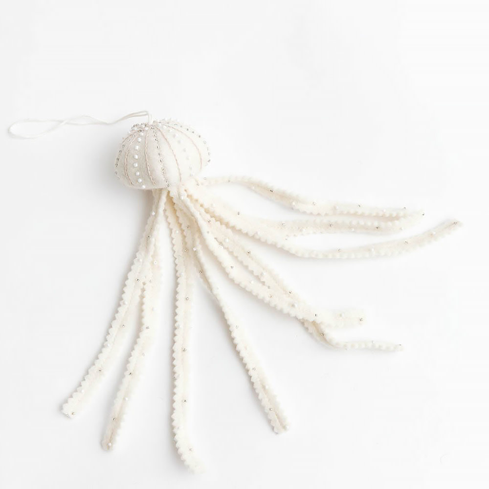 Craftspring White Jellyfish Ornament